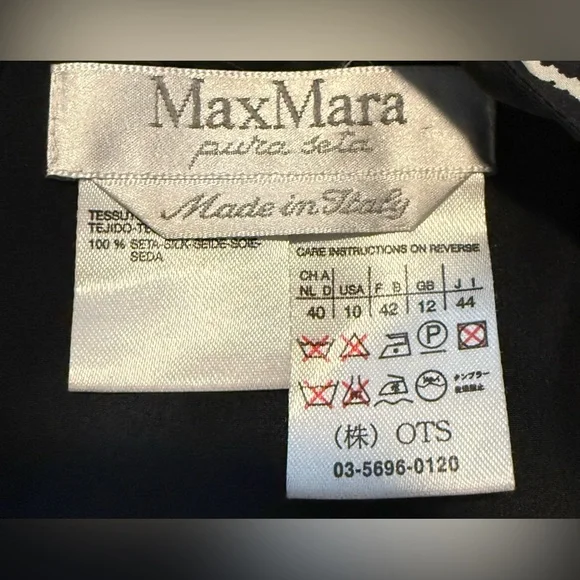 Max Mara Italy 100% Silk Zebra Print Sheath Dress | Luxe Designer Midi - Picture 7 of 10